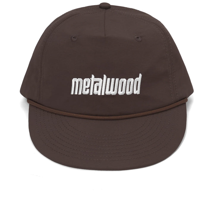Metal Logo 5-Panel Rope Hat 'Chocolate'