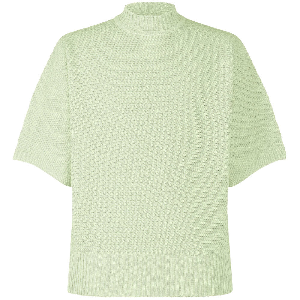 Rustic Knit T-Shirt 'Light Jade Green'