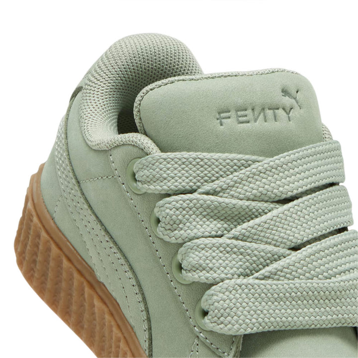 Toddler Creeper Phatty Earth Tone Sneakers x FENTY 'Green Fog / Puma Gold / Gum'