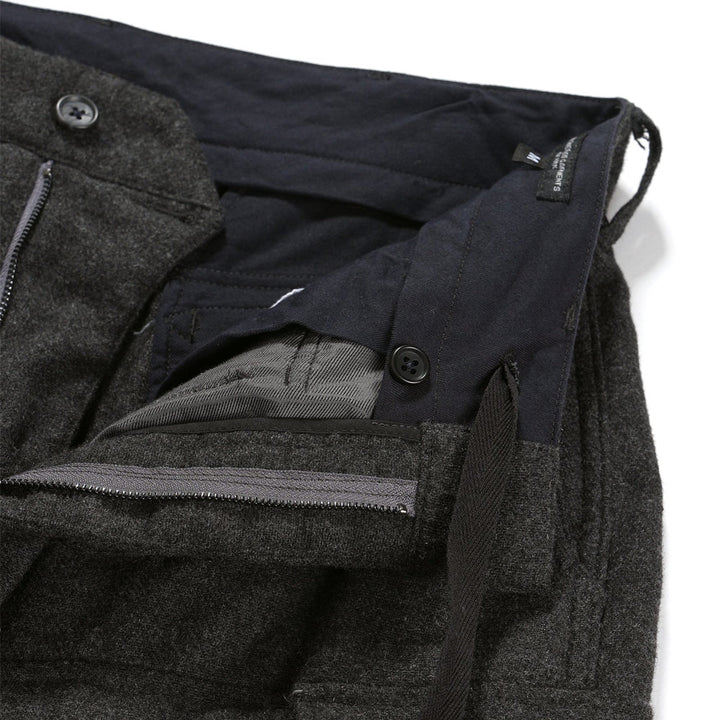 FA Pant 'Grey Solid Poly Wool Flannel'