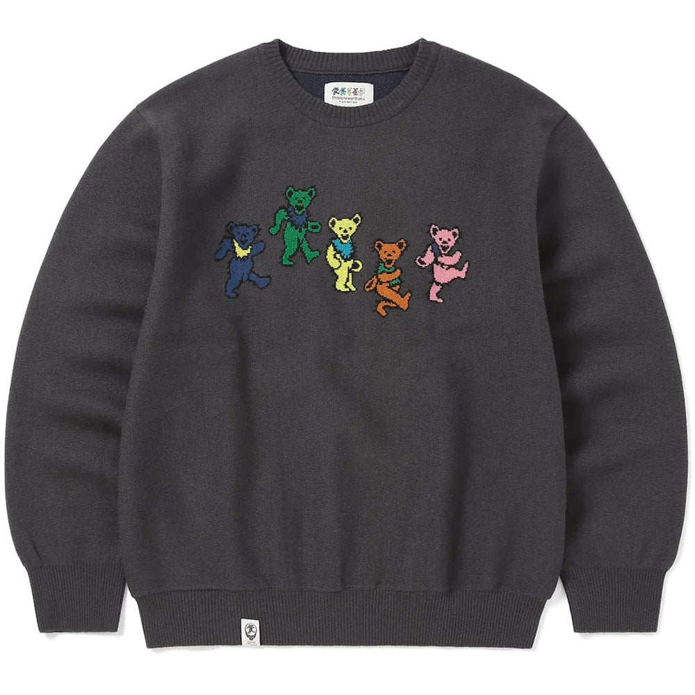 Dancing Bears Knit Sweater x Grateful Dead 'Off Black'