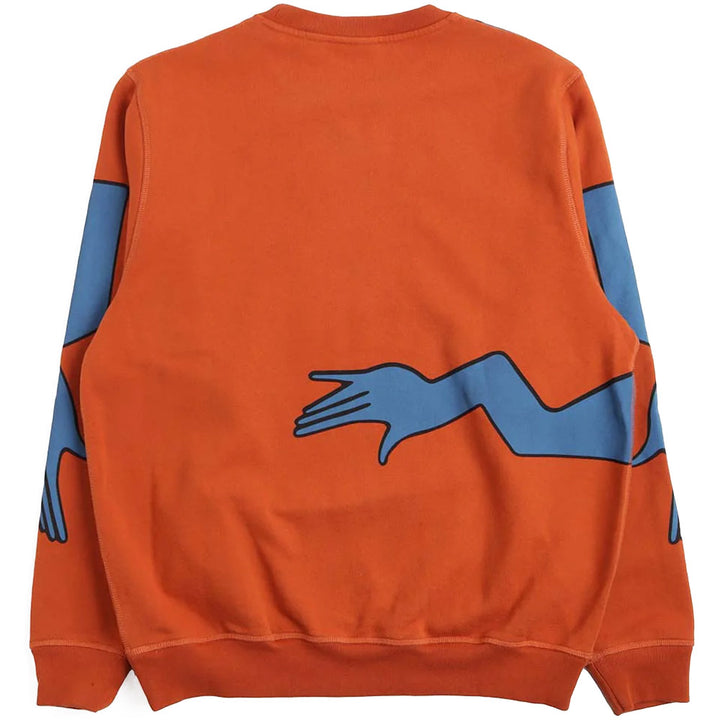 Early Grab Crew Neck Sweatshirt 'Sienna Orange'