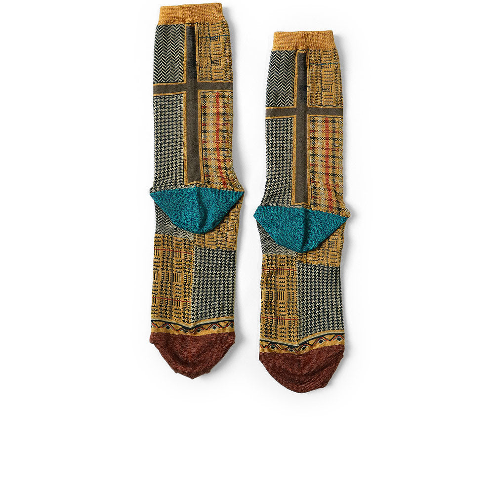 144 Yanrs Tweed Cloth Navajo Socks 'Beige'