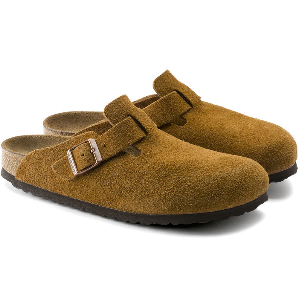Boston Soft Footbed Suede Leather 'Mink'