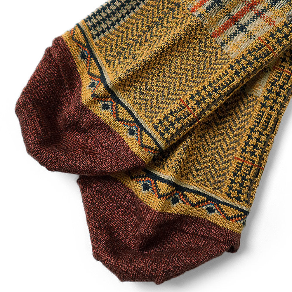144 Yanrs Tweed Cloth Navajo Socks 'Beige'