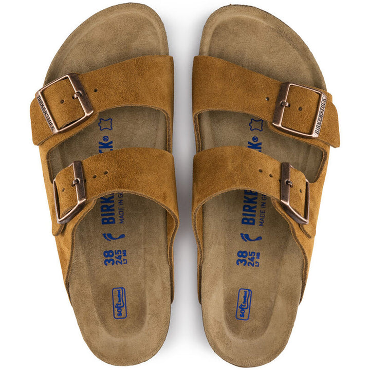 Arizona Soft Footbed Suede Leather 'Mink'