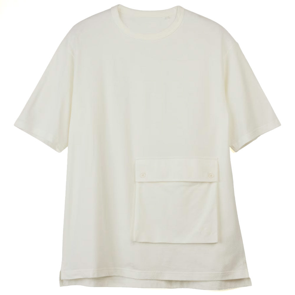 Y-3 Crepe Jersey Short Sleeve Pocket Tee 'Off White'