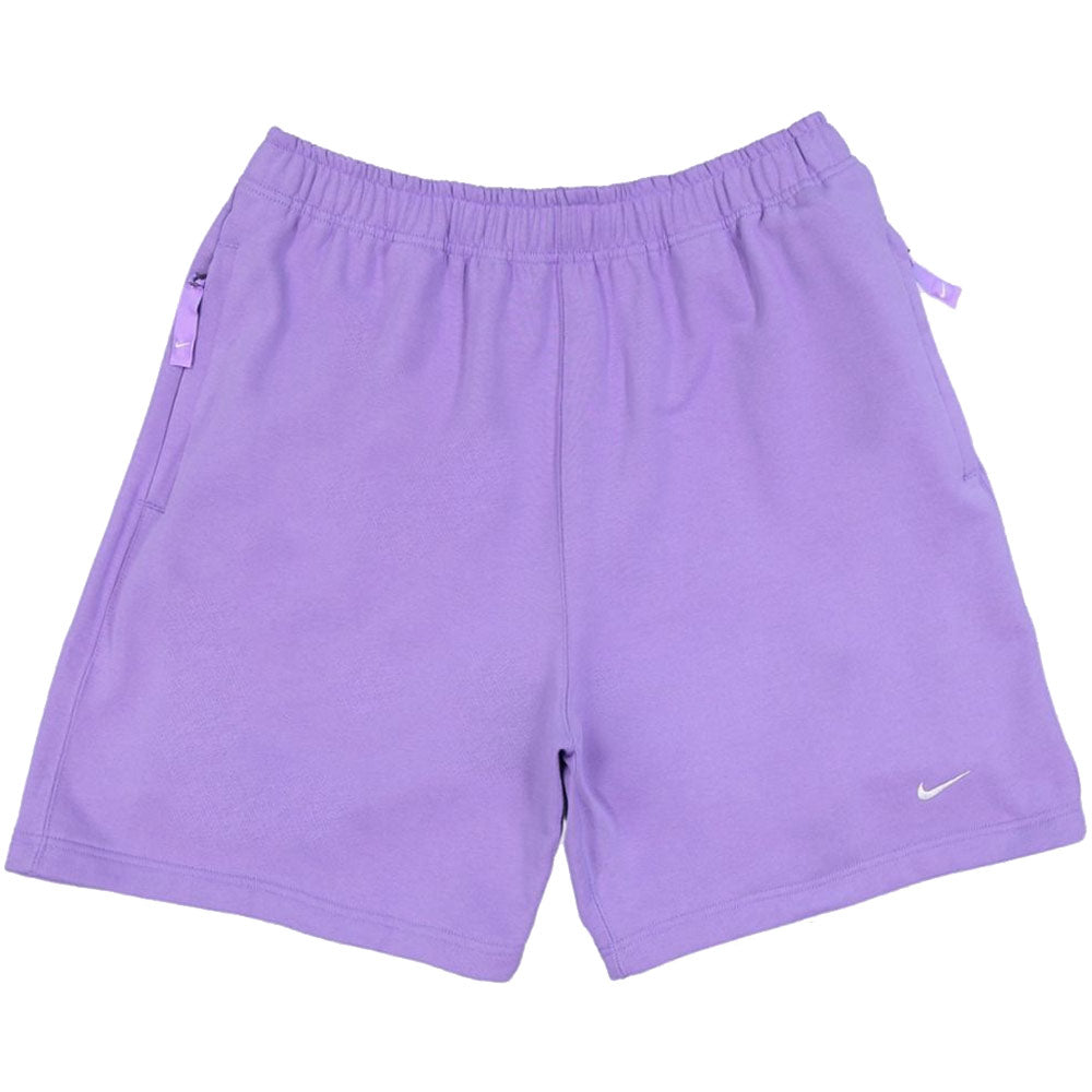 Solo Swoosh French Terry Short 'Space Purple / White'