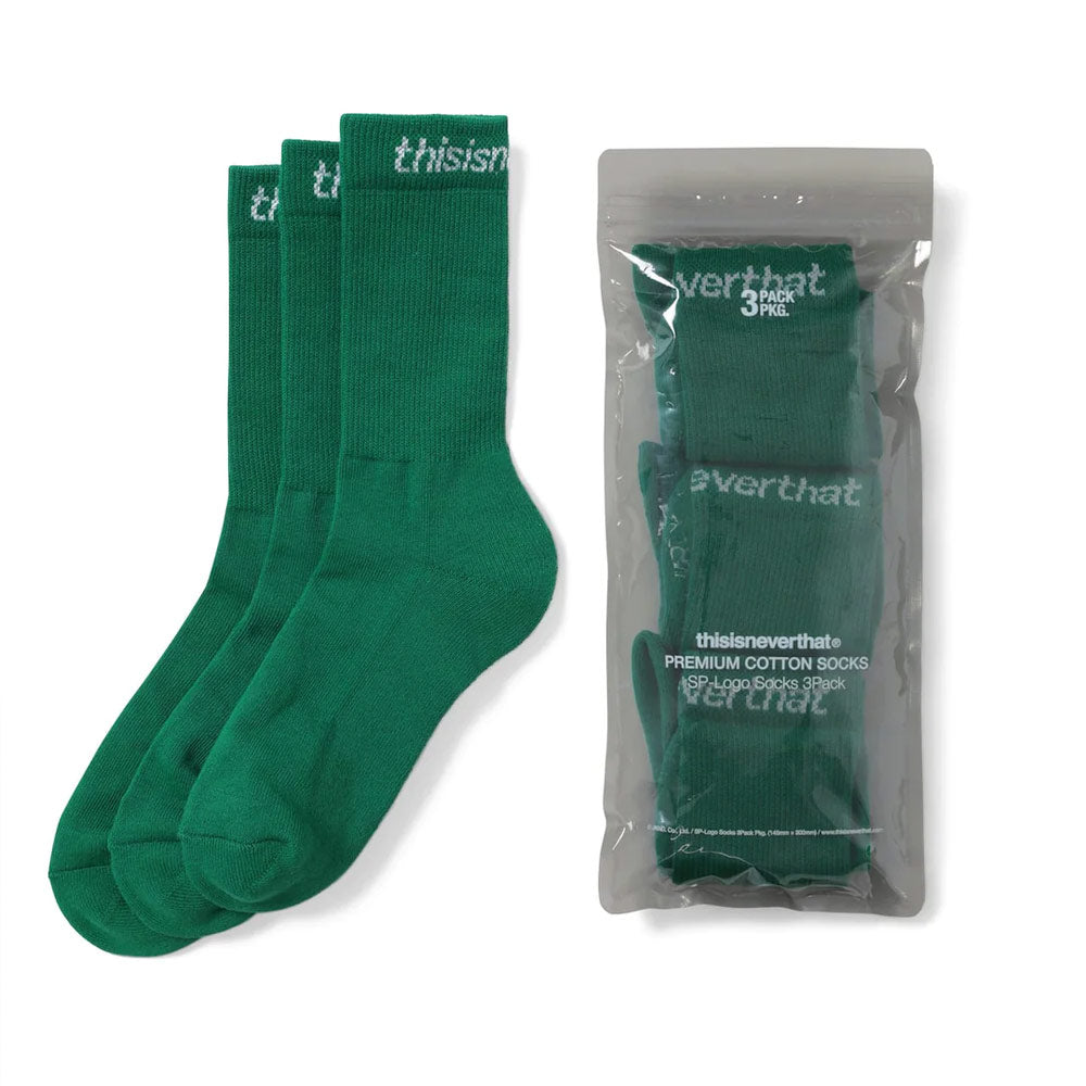 SP-Logo Socks 3Pack 'Green'