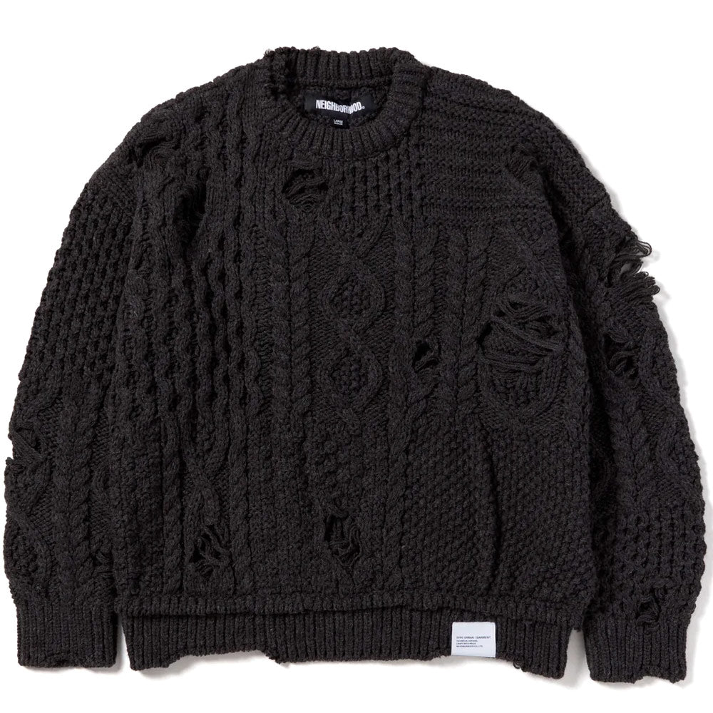 Patchwork Savage Sweater 'Charcoal'