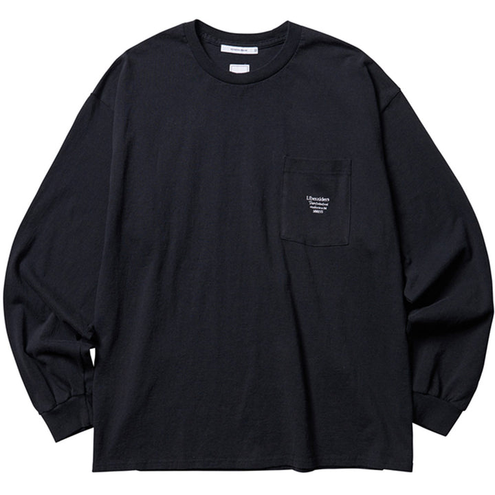 Pocket Logo L/S T-Shirt 'Black'
