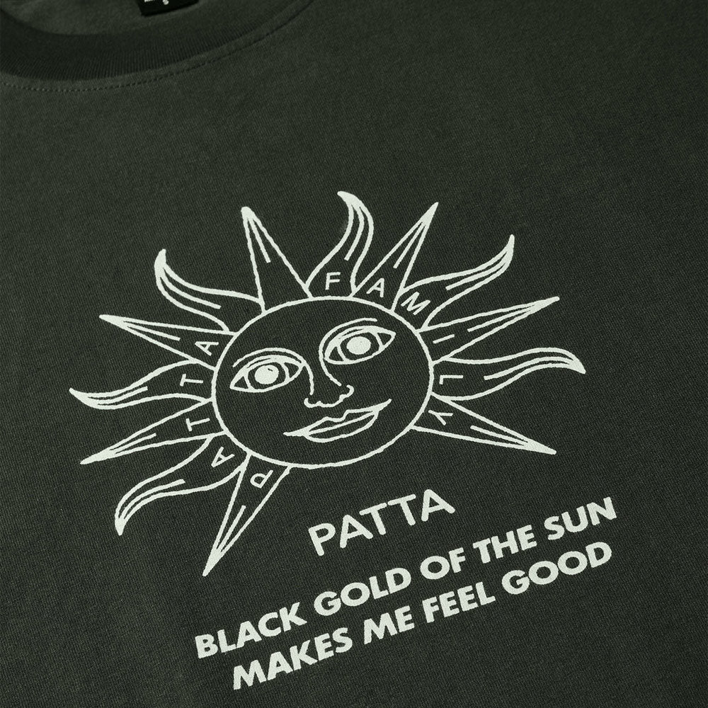 Black Gold Sun T-Shirt Short Sleeve 'Pirate Black'