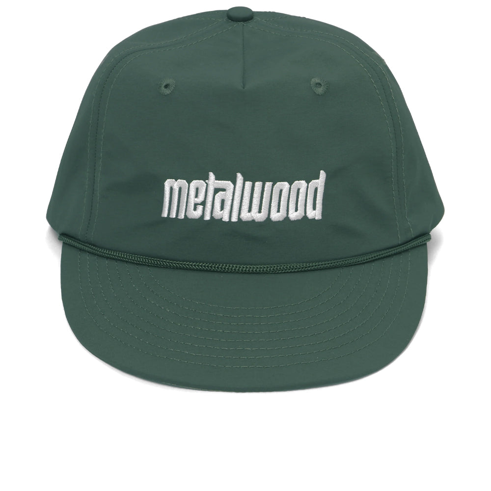 Metal Logo 5-Panel Rope Hat 'Moss'