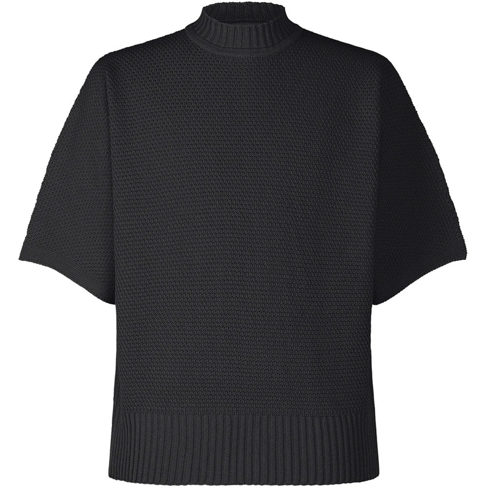 Rustic Knit T-Shirt 'Black'