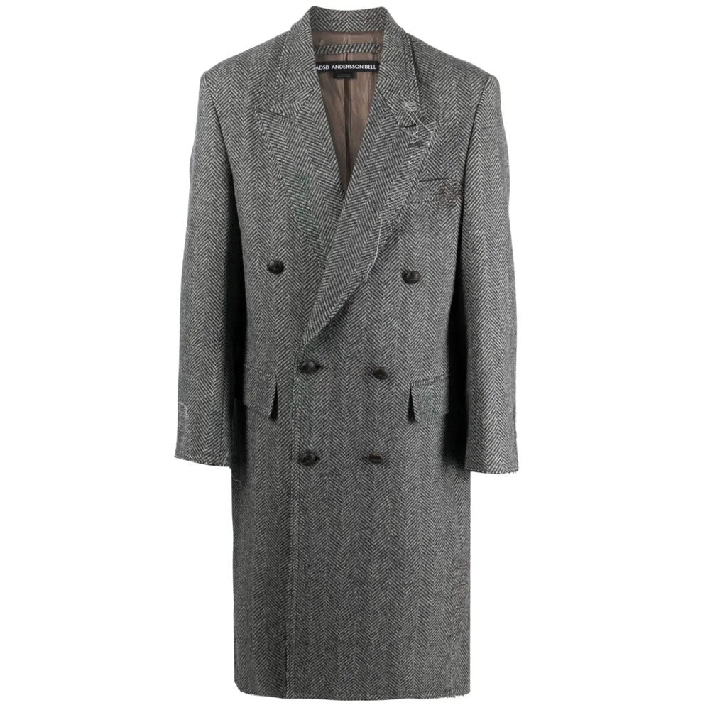 Moriens Double Breasted Coat 'Grey'