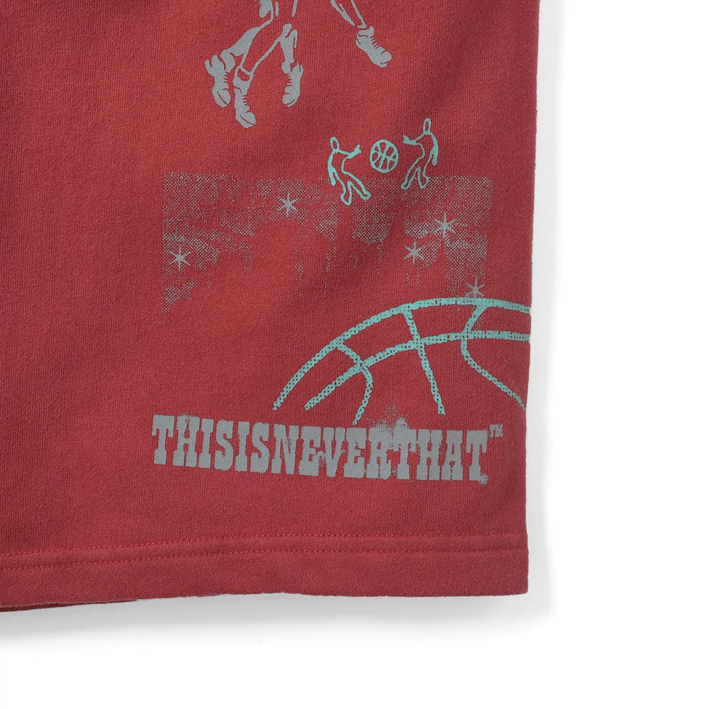 Basketball Sweatshort 'Red'