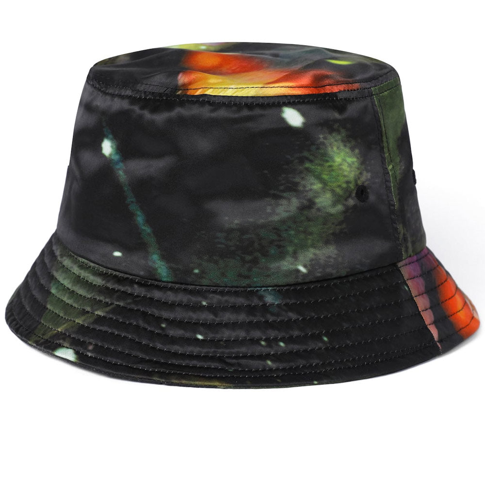 Flame Satin Bucket Hat 'Black'