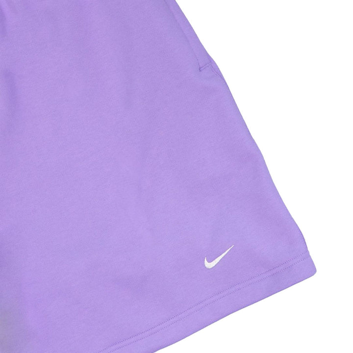 Solo Swoosh French Terry Short 'Space Purple / White'
