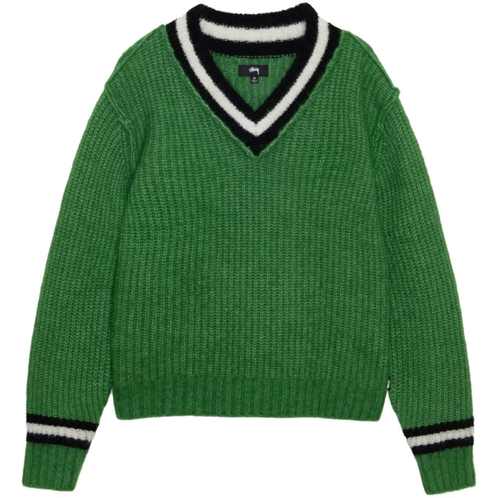 Mohair Tennis Sweater 'Green'
