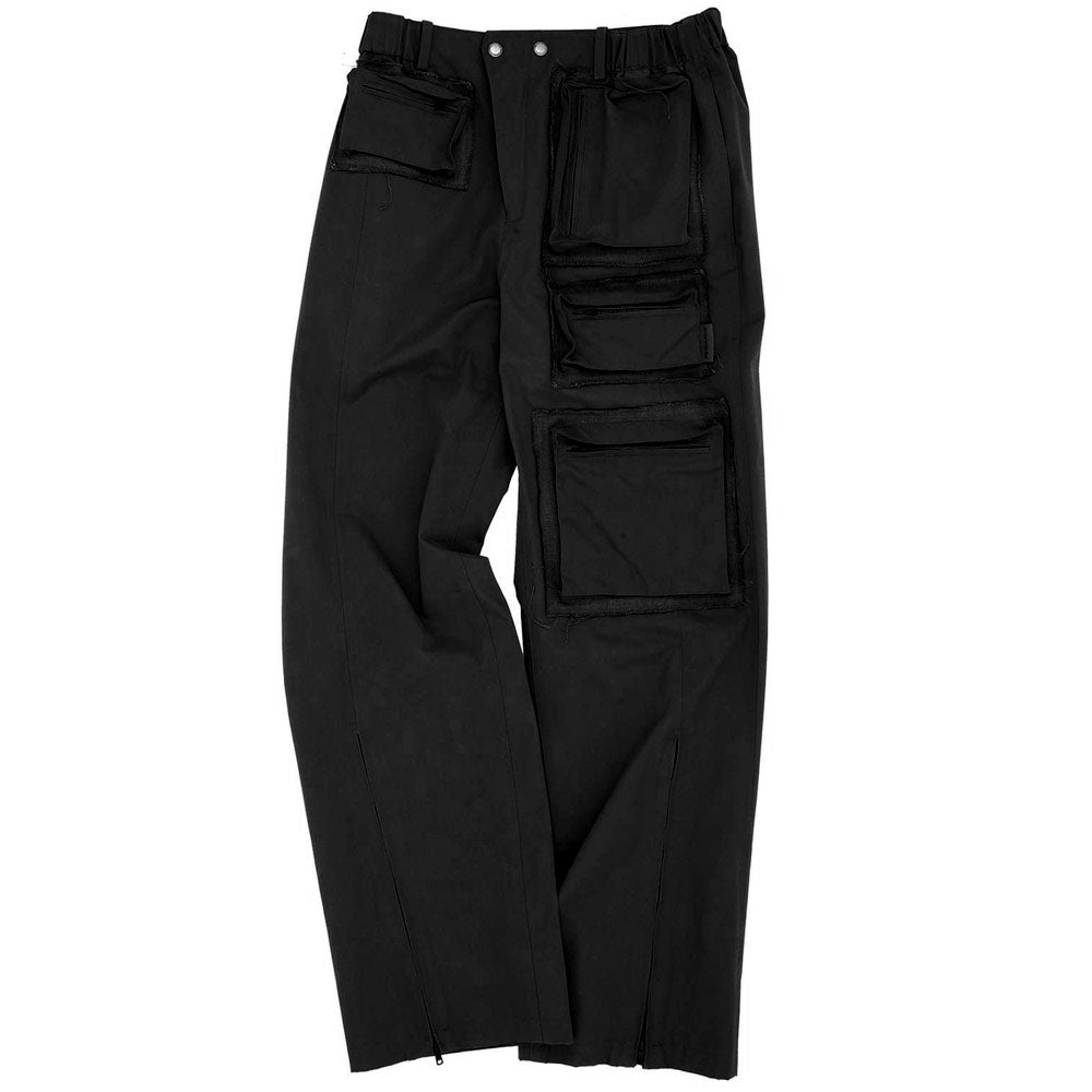Raw Edge Multi - Pocket Pants (L) 'Black'