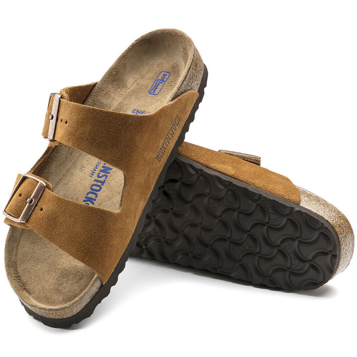 Arizona Soft Footbed Suede Leather 'Mink'