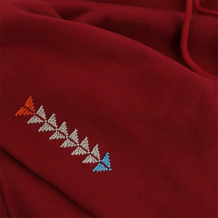 Kharaz Logo Hooded Sweatshirt 'Red'