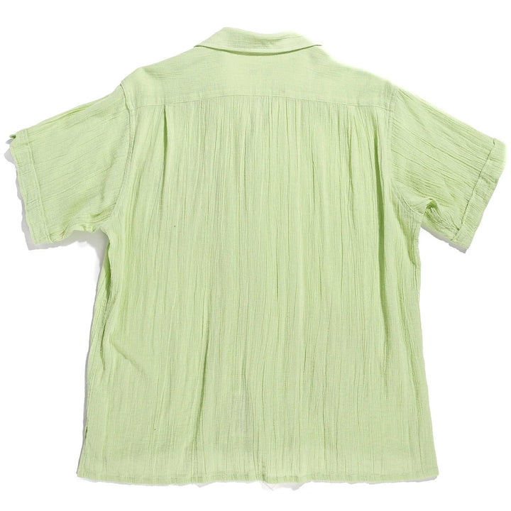 Camp Shirt 'Lime Cotton Crepe'