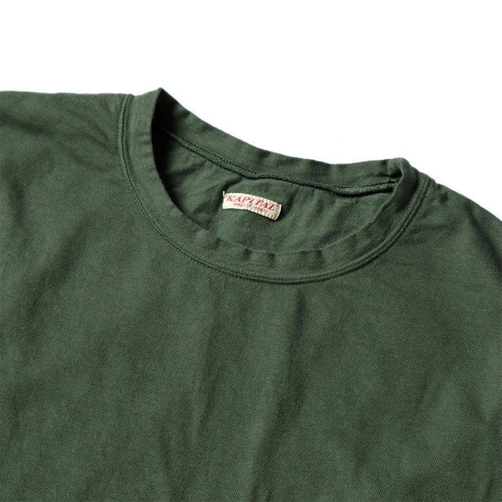 20 / -Jersey WINDOWPANE T-Shirt 'Green'