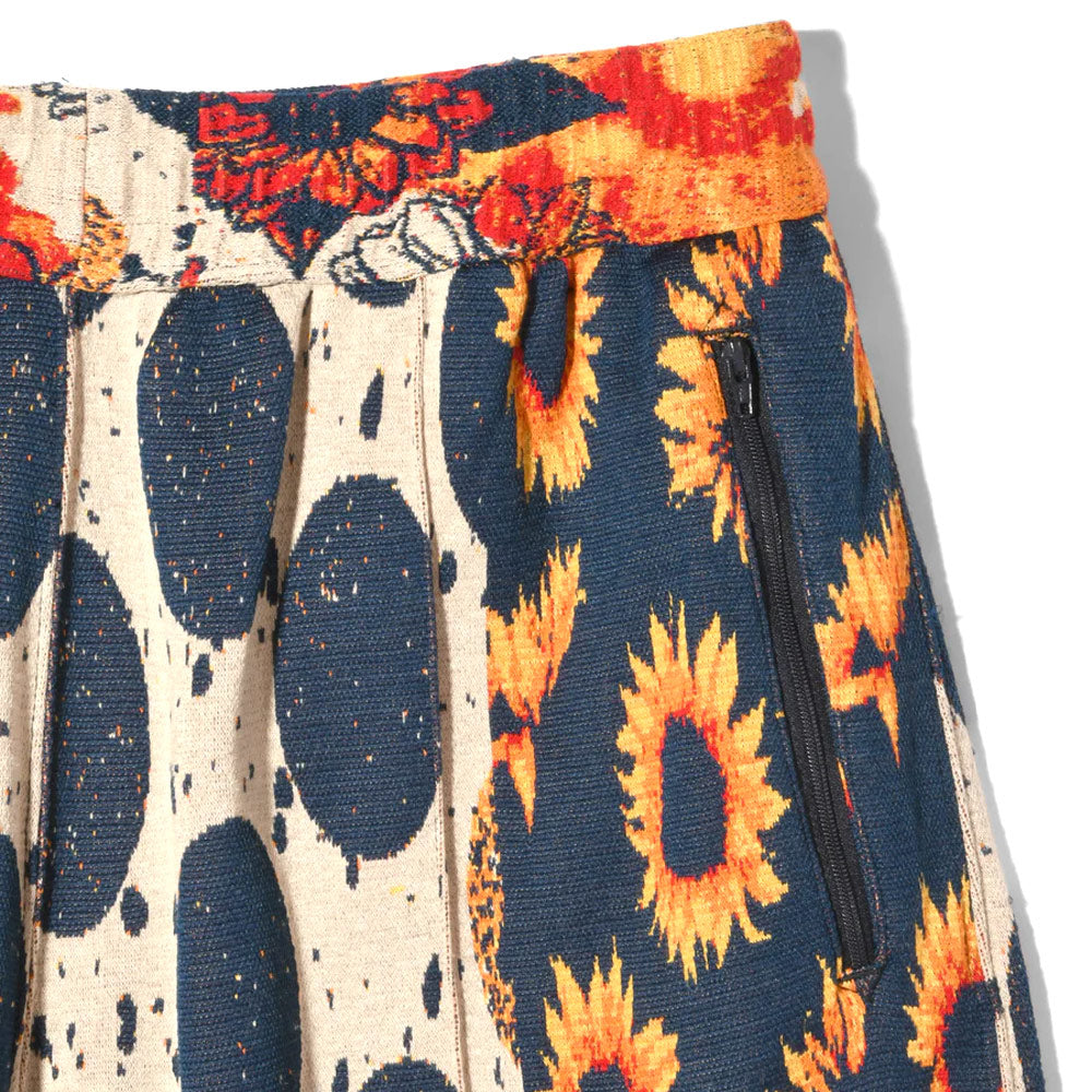 BB Shorts 'Red / Navy Sunflower Knit'